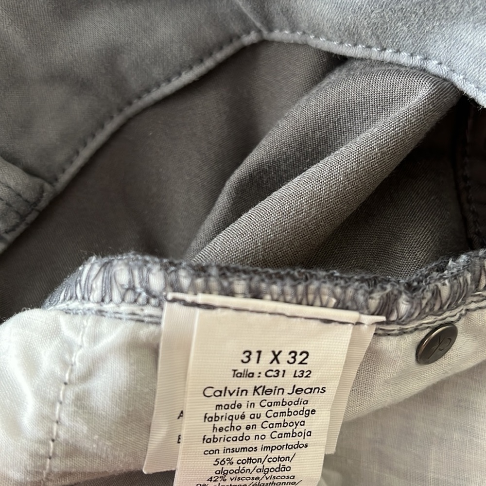 Calvin Klein Grey Jeans - Picture 5 of 5